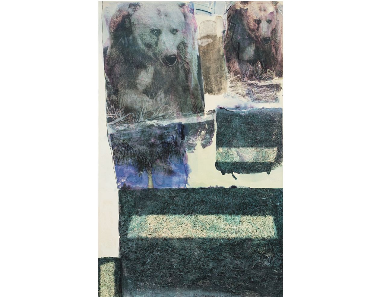 Robert Rauschenberg, Bear Grass (Anagram (A Pun)), 1999